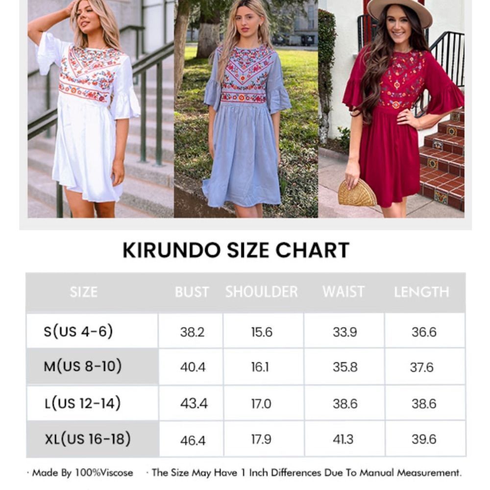 Kirundo Boho Green Embellished Mini Dress with Flutter Sleeves Soft Viscose - Picture 9 of 9